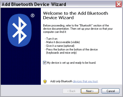 Bluetooth Wizard   -  5