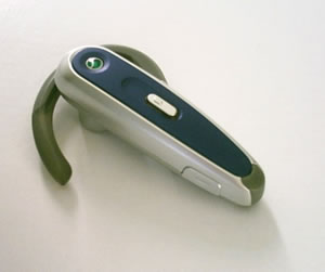 photo: Akono Bluetooth headset from Sony Ericsson