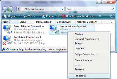 Vista Connection Icon