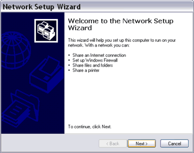 Network Setup Wizard