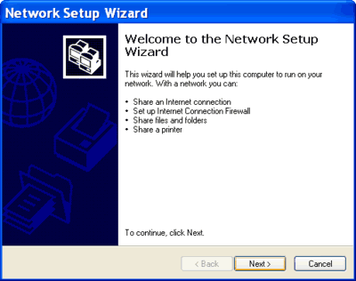 Network Setup Wizard