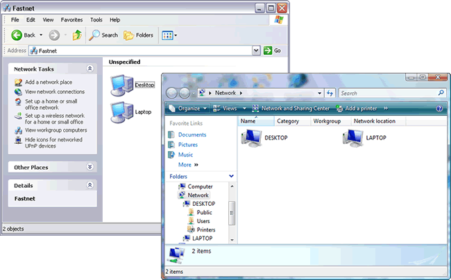 My Network Places Windows 7