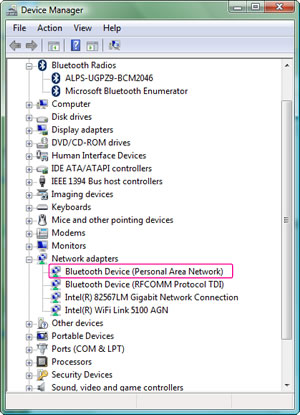 Windows Vista And Bluetooth