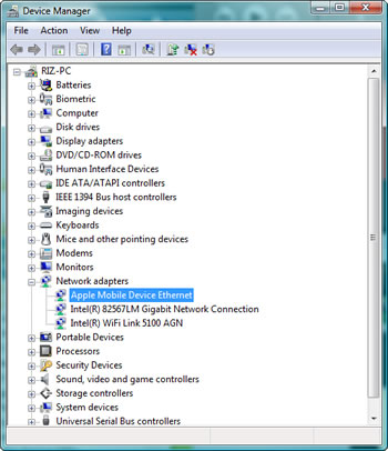 Karu høg Forbløffe How to connect Windows Vista computer to Internet via iPhone 3G using  Internet Tethering over USB. Setup on Windows Vista (1).